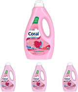 Coral delicaat vloeibaar wasmiddel voor wol en delicate was, 23 wasbeurten, 1,15 liter Wasmiddelen Naty Shop Set 4 x 1,15 liter