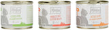 MjAMjAM - Premium Natvoer voor katten - Gemengd pakket I - Kip, Rundvlees, Harten, 6 stuks (6 x 200 g), graanvrij met extra vlees