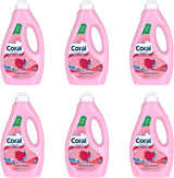 Coral delicaat vloeibaar wasmiddel voor wol en delicate was, 23 wasbeurten, 1,15 liter Wasmiddelen Naty Shop Set 6 x 1,15 liter
