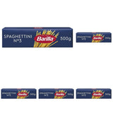 Pasta Barilla Klassieke Spaghettini nr. 3 hoogwaardige durumtarwe, altijd beetgaar (1 x 500 g)