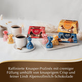 Lindt-chocolade | FIORETTO Zabaione cadeauset | 138g | 6 melkchocoladepralines met Zabaione-truffelvulling en knapperige topping, alcoholhoudend | Chocolade geschenk
