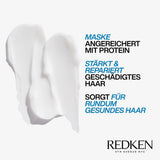 Redken Intensief Haarmasker voor al het beschadigde haar Herstelt en regenereert Anti-breuk Extreme Strength Builder Plus Masker 1 x 250 ml Naty Shop Haarmasker