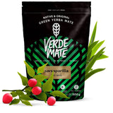 Kruiden Yerba Mate theeservies | Yerba Mate met kruiden | Green Mate Groene Energie Guarana, Guayusa Jazmin, Sarsaparilla | Braziliaanse Groene Yerba Mate | 3X500G