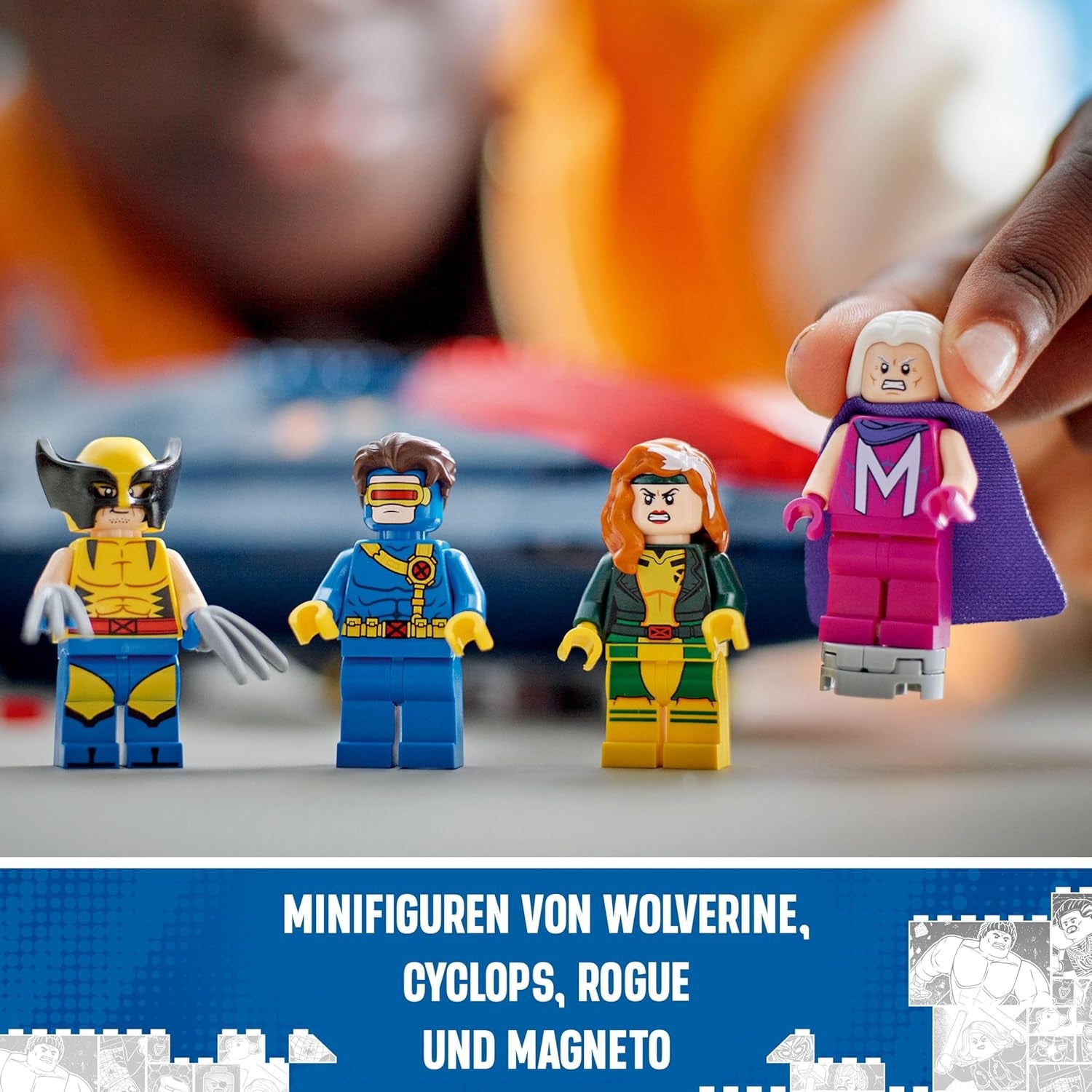 LEGO Marvel X-Jet The X-Men bouwmodelvliegtuig met figuren inclusief Wolverine en Rogue superheld speelgoed voor kinderen cadeau voor jongens en meisjes vanaf 8 jaar oud 76281 Bouwsets Beuche in LEGO-Store
