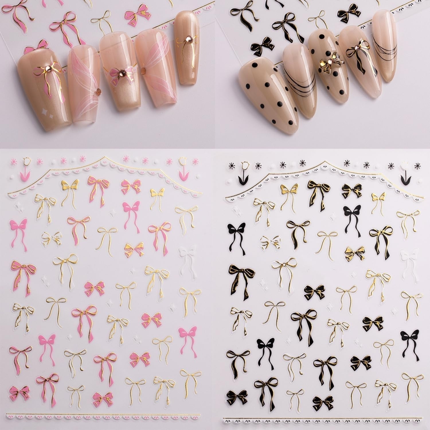 GZMAYUEN 12 kleuren Franse nagelstickers 3D Franse kleurverloop nagelstickers Zelfklevende nagelontwerp Nagelaccessoires