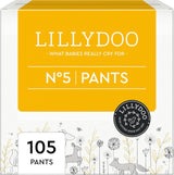 LILLYDOO Huidvriendelijke broek maat 5 (12-17 kg) Maanddoos (105 stuks)