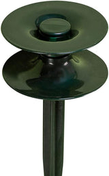 Set van 3 slanggeleiders, groen, 24 x 9 cm | Tuinslang- en kabelgeleider met grondanker | Slanghaspel voor het beschermen van bloembedden en huismuren | Haspel voor tuinslang en kabel