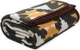 ACUSHLA 200,7X160 Cm, 1,7 Kg, Deken, Wollen Deken, Warme Reisdeken, Gebreide Deken, Decoratieve Dekens voor Bank, Stoel, Bank, Bed, Woonkamer, Camping, Geschikt voor Alle Seizoenen Ww203 Bedden en Dekens Beuche den ACUSHLA-Store Indian Army Green 150 X 200 Cm
