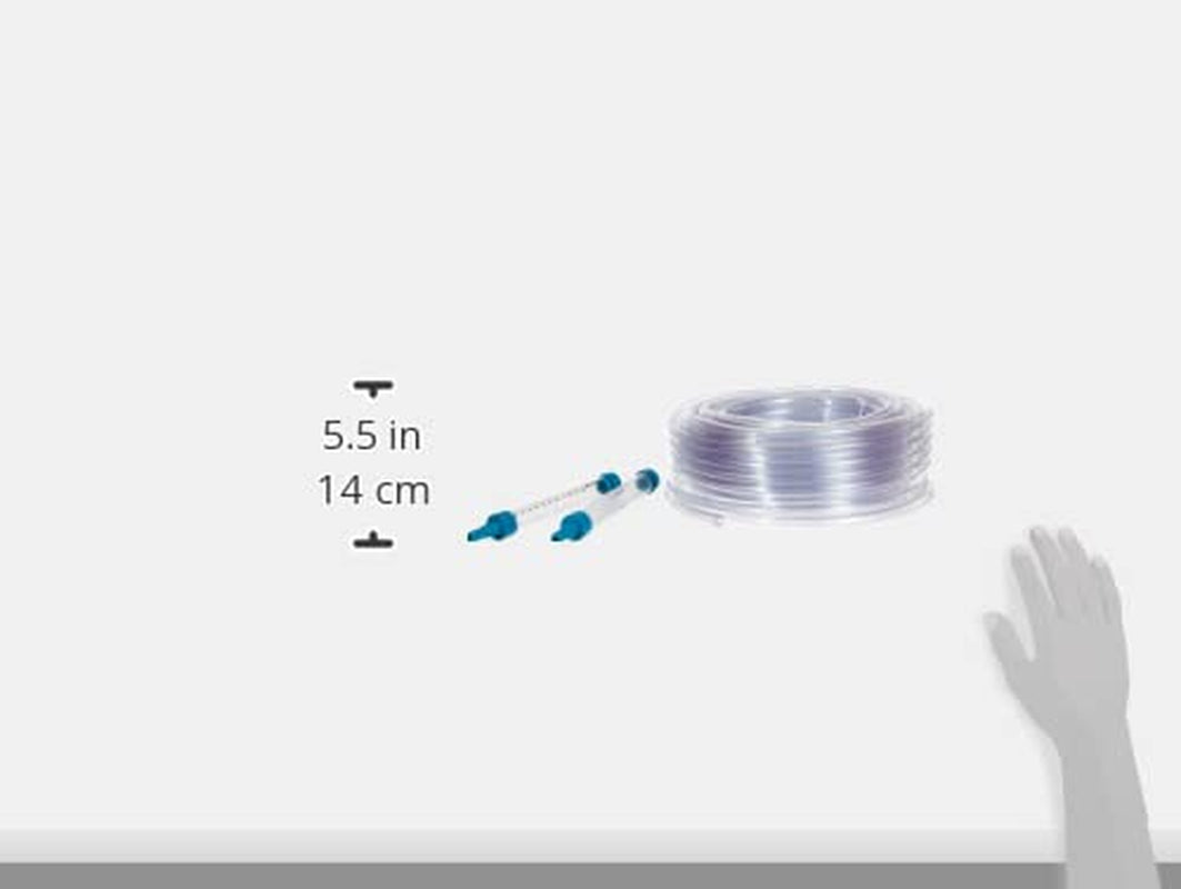 25m CELLFAST slangwaterpas met 2 meetbuizen, breukvaste trechters en millimeterschaal. Vergemakkelijkt het perfect nivelleren van verre punten.