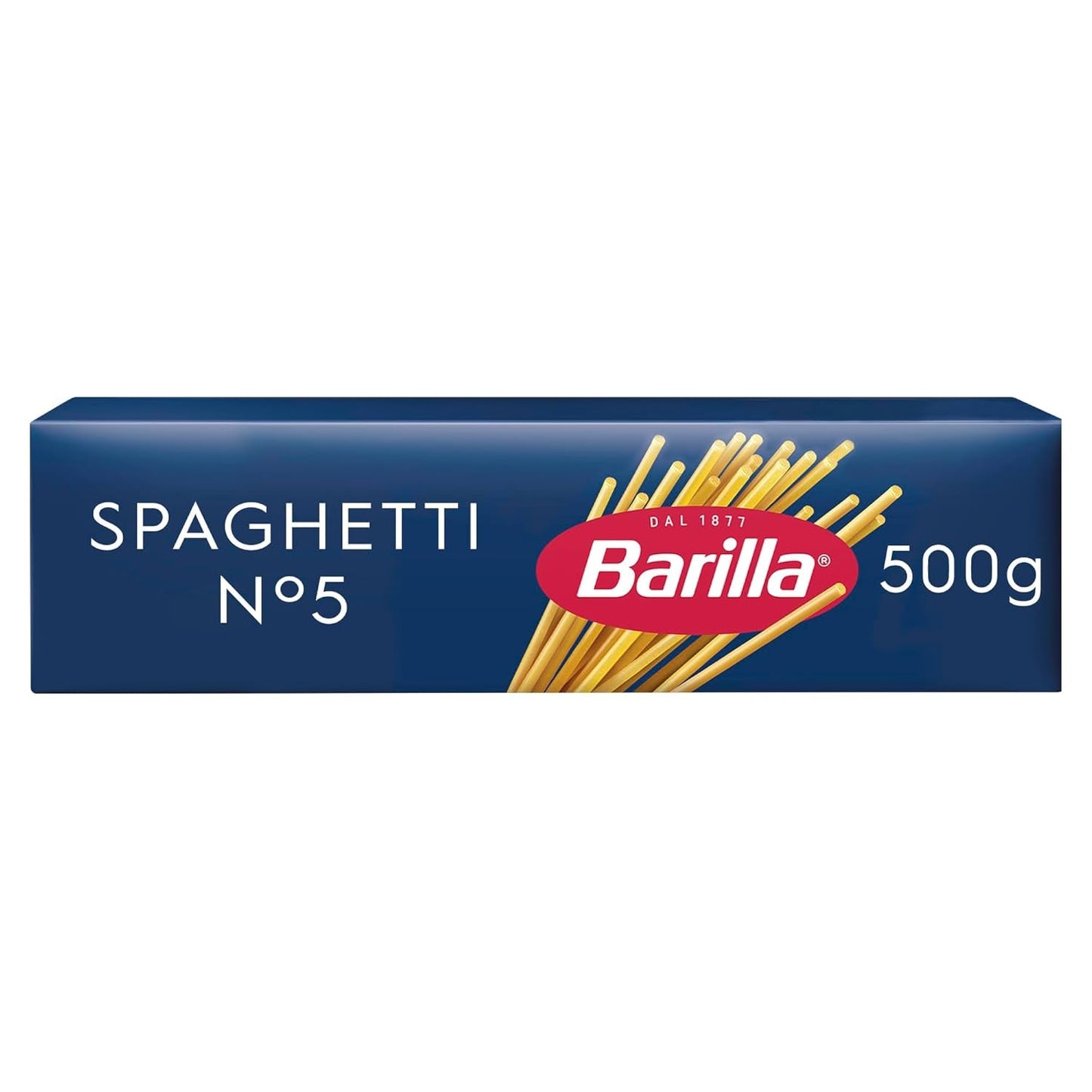 Barilla Pasta Klassische Spaghetti n.5 aus hoogwaardige Hartweizen immer al dente, (1 x 500 g), smaakloos