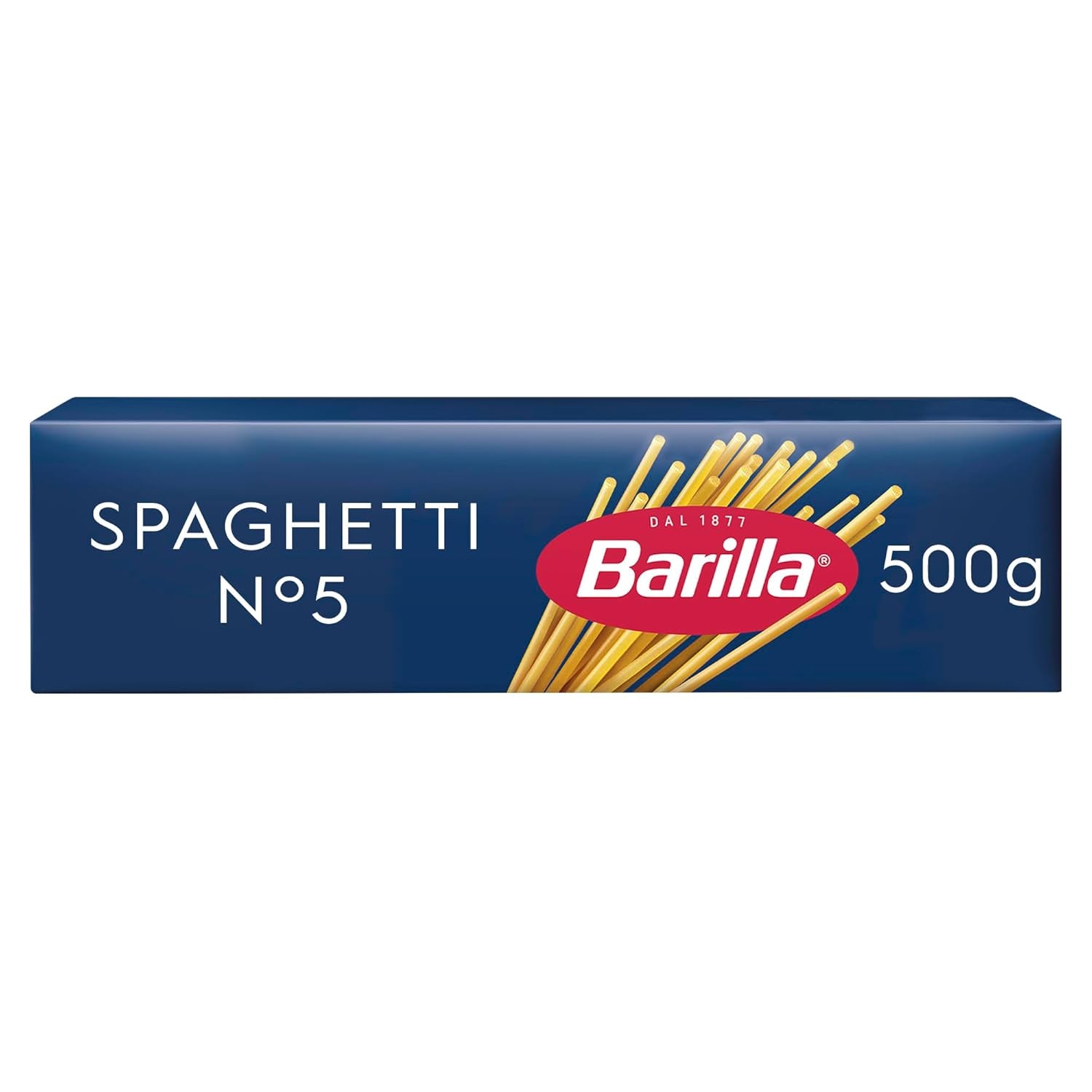 Barilla Pasta Klassische Spaghetti n.5 aus hoogwaardige Hartweizen immer al dente, (1 x 500 g), smaakloos