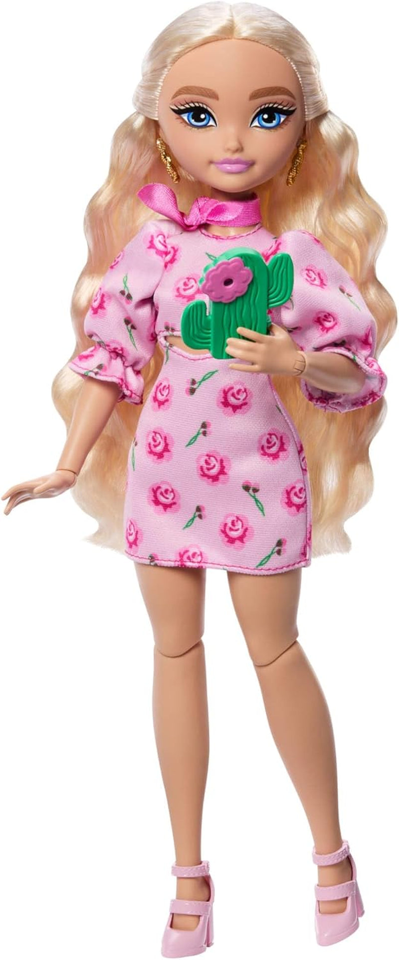 Barbie Dream Besties Festival Looks-set, met Barbie Malibu-pop met lang blond haar voor styling en meer dan 10 verwijderbare kleding en accessoires, JGH87