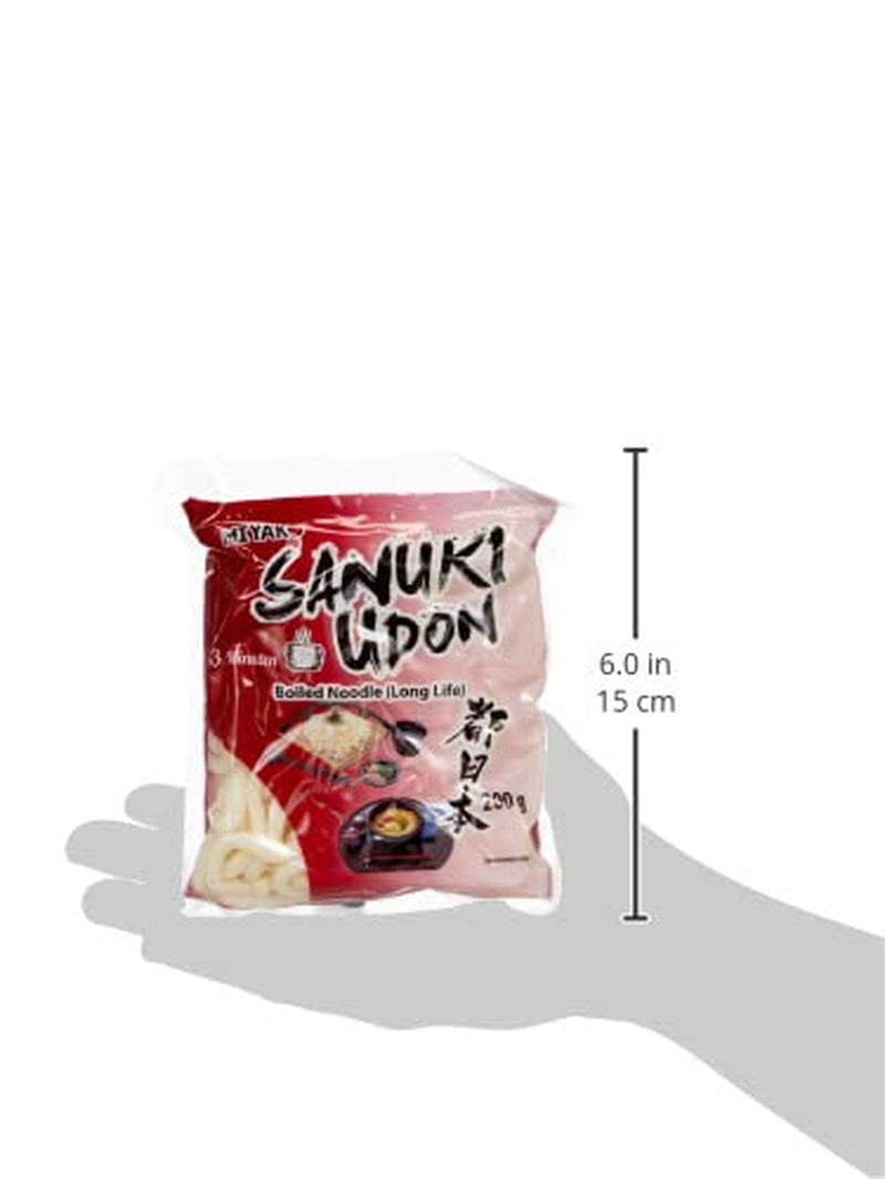 Miyako Sanuki Udon-noedels, gekookt, 12 stuks (12 x 200 g)