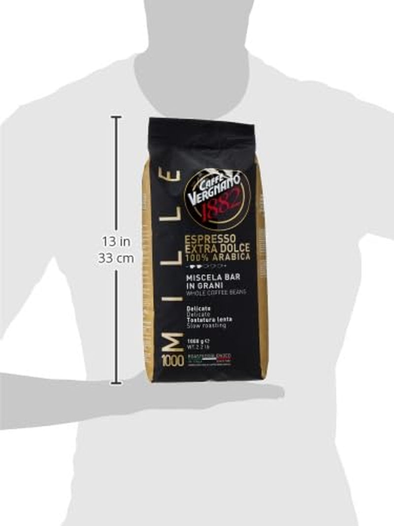 Caffè Vergnano EXTRA DOLCE espresso koffiebonen 1000 (1kg)