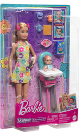 Barbie Skipper-pop en accessoires Speelset Voedsel-oppasset Kleurwisselend speelgoed HTK35