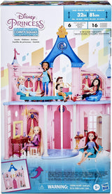 Disney Princess Castle Comfy Squad poppenhuis met 6 meubelstukken en 16 accessoires Speelgoed voor meisjes van 5 jaar Poppenhuizen Naty Shop