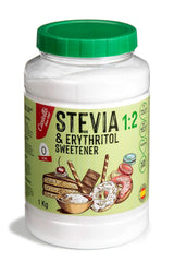 Stevia + Erythritol 1:2 Zoetstof, 1G = 2G Suiker, 1 Kg Zoetstoffen Naty Shop