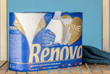 Renova Renova Divine Perfection toiletpapier, 42 rollen, premium toiletpapier, 4-laags, ultrazacht, extra sterk, dik, zacht en absorberend, FSC-gecertificeerd papier, 4400G