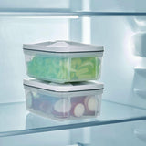 SEVERIN vacuümcontainer, duurzame vacuümcontainer met een inhoud van 0,75 liter per container, 2 sets, transparant, kunststof, keukenapparatuur, ZB 3620 Voedselbewaardozen Naty Shop
