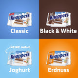 Yoghurt – 4 x 200 g – Wafelschijfjes gevuld met yoghurt en nougatcrème, hazelnoten en cacao
