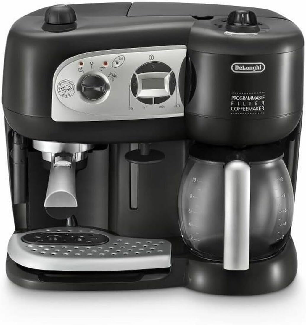 De'Longhi BCO264.1 Espresso- en koffiemachine in één, met pomp, zwart, 38 x 24 x 35 cm