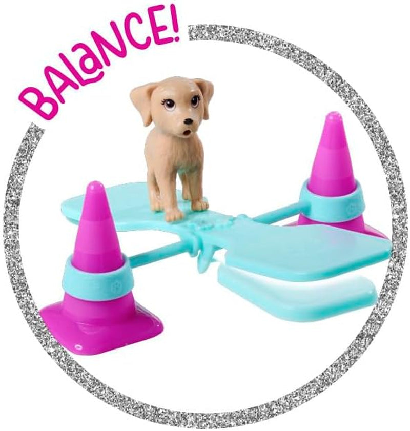 Simba Steffi Love Dog Trainer, speelgoedpop als hondentrainer met training, 3 honden en accessoires, 29 cm, vanaf 3 jaar