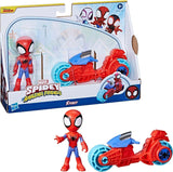 SPIDEY en ZIJN GEWELDIGE VRIENDEN Marvel Spidey motorfietsfiguurspeelgoed voor jongens en meisjes vanaf 3 jaar Actiefiguren Naty Shop