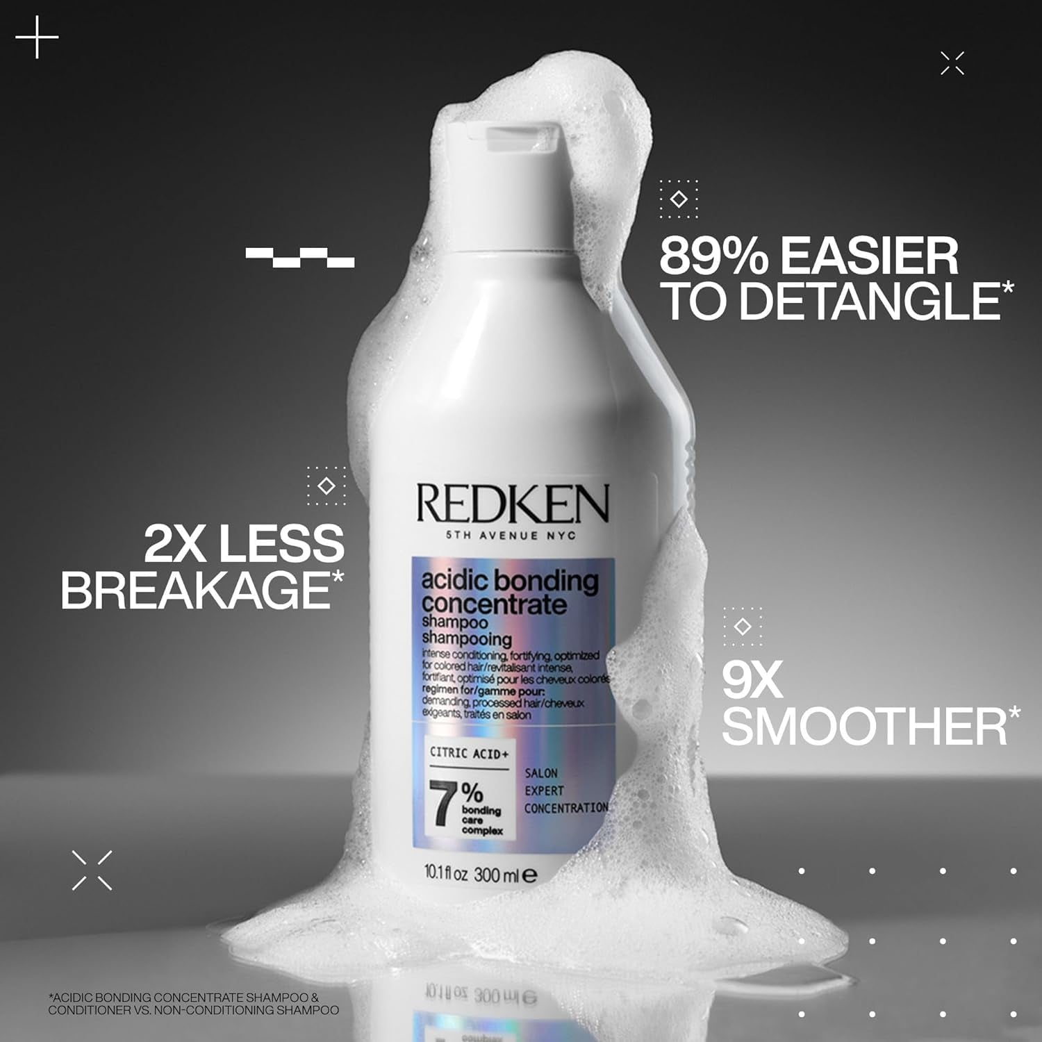 Redken Acidic Bonding Shampoo Concentraat voor gekleurd haar, 300ml Redken Douche en bad