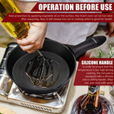 OVERMONT gietijzeren grillpan met handvat Potten en pannen Naty Shop