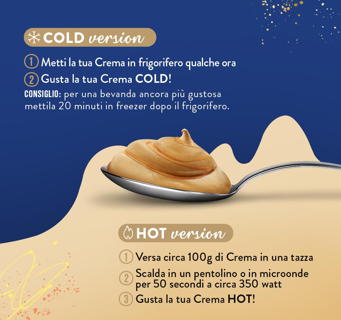 Caffè Borbone Baileys Kaffeecreme - Creme op melkbasis met lactosevrije, losse Kaffee, met Baileys - lactose- en glutenvrij - 550 gram in kartonnen verpakking