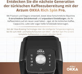 TURKS KOFFIEMACHINE Arzum OKKA RICH SPIN PRO (chroom)