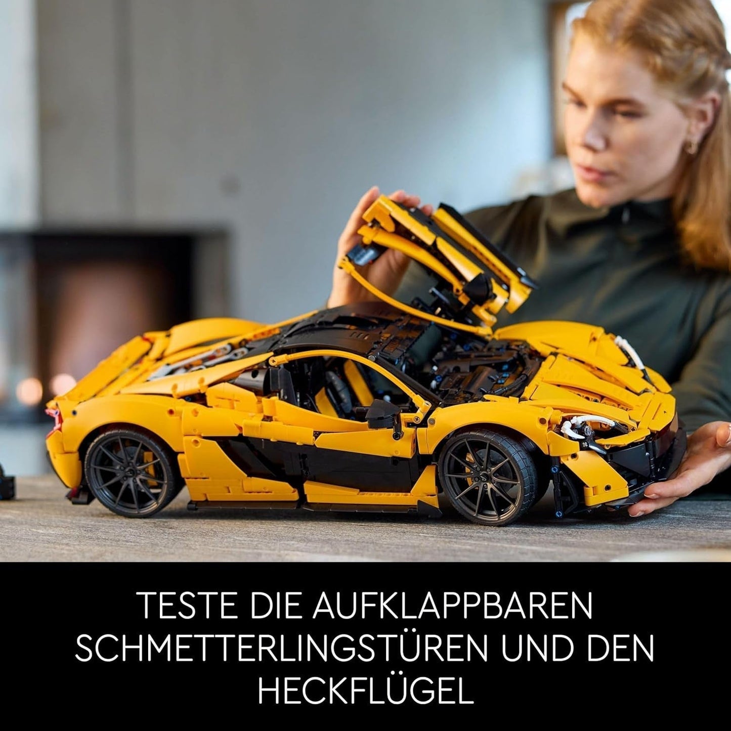 LEGO Technic Mclaren P1 Supersportwagenset voor volwassenen Autofans Cadeau V8-zuigermotor 7-versnellingsbak Schaalmodelauto Speelgoedautoset 42172 Bouwsets Bekijk de LEGO-Store