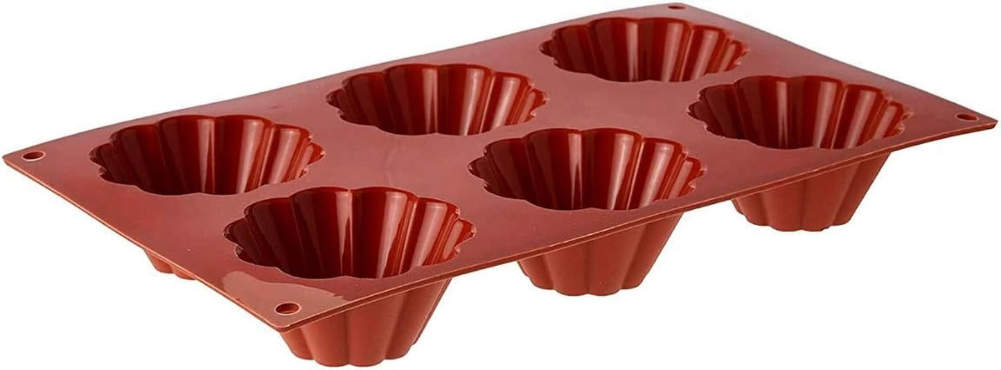 Silikomart bakvorm, 20.035.00.0060 SF 035, "SF 035 Briochette Cannellata" Keuken Naty Shop Diep