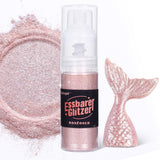 Eetbare glitter - 10G, roségouden drankglitter, eetbaar glitterpoeder, kleurstofpoeder voor levensmiddelen, goudpoeder, metallic glitterpoeder, glitterspray voor cocktails, chocolade, cakes, fondant