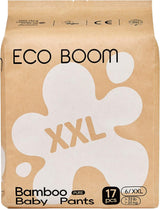ECO BOOM Bamboe Babyluiers - Maat 6 (20kg), Plantaardige Pull-Up Luiers (17st) - Premium Biologisch, Geurvrij, Huidvriendelijk, Super Absorberend