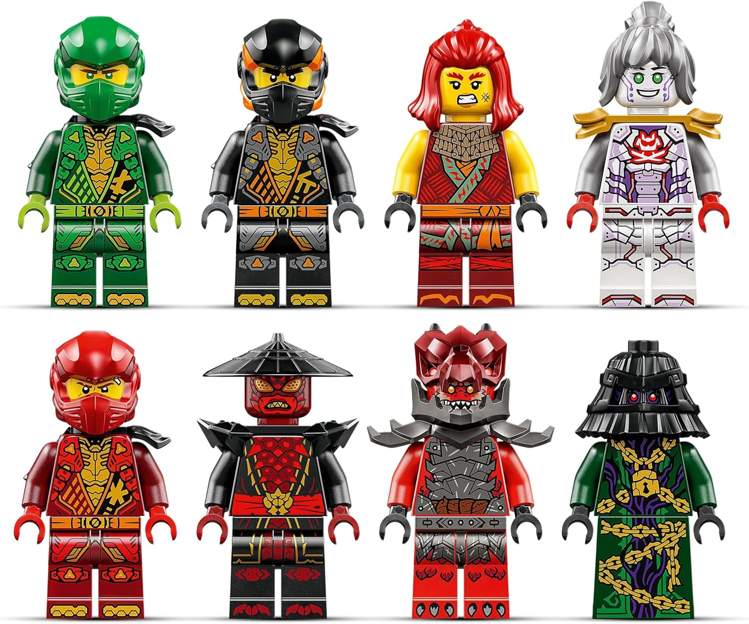 LEGO NINJAGO Lichtboogdraak - speelgoed met 8 minifiguren en een Spinjitzu-wiel - interactief ninja-bouwspeelgoed voor jongens en meisjes vanaf 9 jaar - cadeau-idee voor fans 71836 Bouwsets Besuche den LEGO-Store