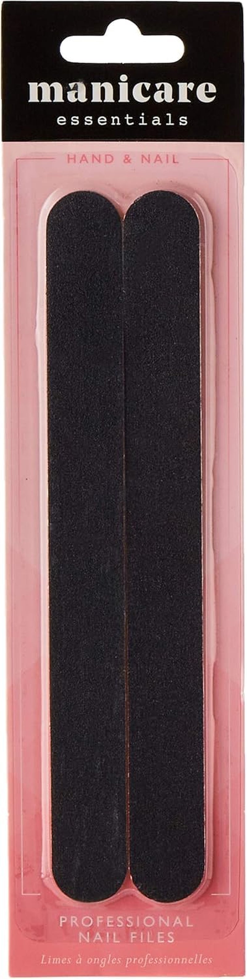 Nagelvijl gevoerd Natuurlijke en kunstmatige nagelvijl Dubbelzijdig Medium korrel Sterk Heavy Duty Thuissalon Professionele manicure pedicure 2 stuks