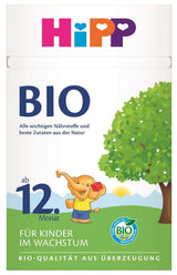 HiPP biologische groeimelk (4 x 600 g) na 12 maanden met calcium, ijzer, vitamine C en D voor opgroeiende peuters, beste biologische kwaliteit