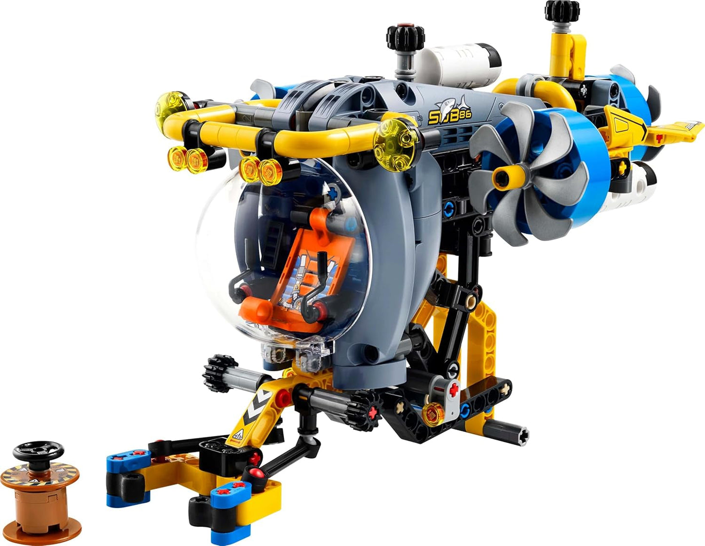 LEGO Technic Deep Sea Explorer Onderzeeër bouwspeelgoed voor kinderen van 9 jaar oud Jongens en meisjes Creatieve verjaardagscadeau-ideeën Bouwbaar voertuig met roterende propellers 42201 Bouwsets Bekijk de LEGO-Store