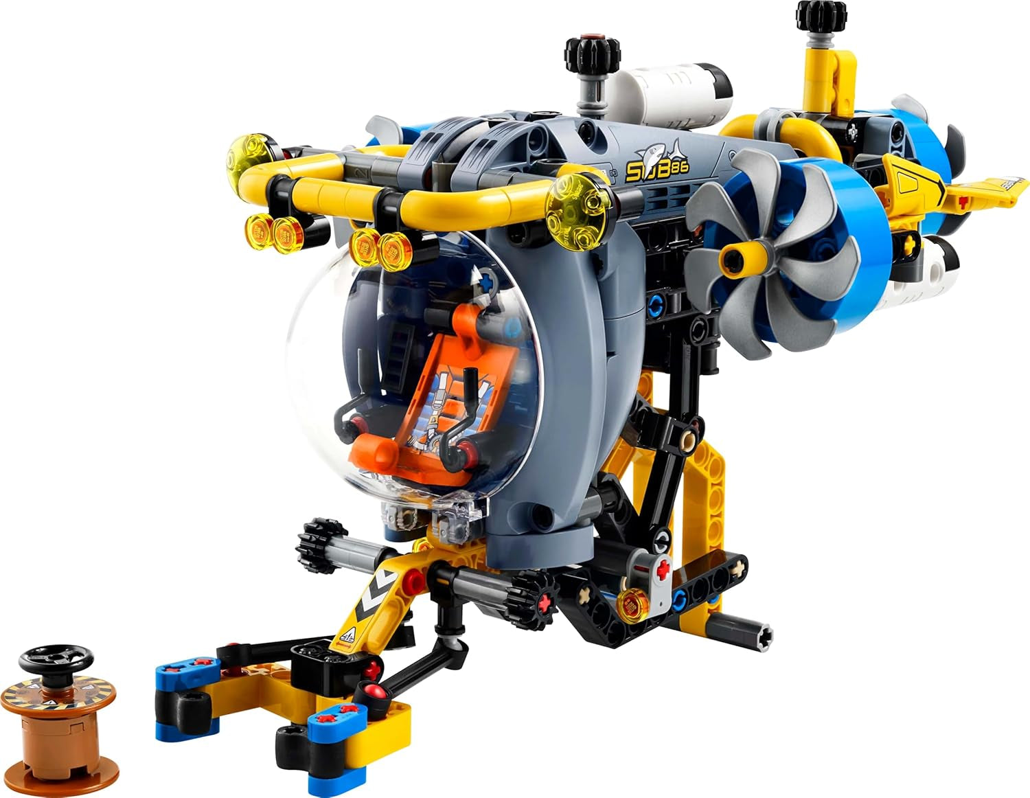 LEGO Technic Deep Sea Explorer Onderzeeër bouwspeelgoed voor kinderen van 9 jaar oud Jongens en meisjes Creatieve verjaardagscadeau-ideeën Bouwbaar voertuig met roterende propellers 42201 Bouwsets Bekijk de LEGO-Store