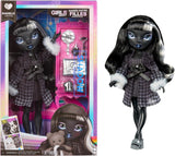 Rainbow High Shadow High Girl's Night - Shanelle Onyx - 28 cm modepop in grijstinten, zwart haar en outfit met accessoires en kam - Voor verzamelaars en kinderen vanaf 6 jaar