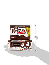 Eiwitrijke chocolade geglazuurde hazelnootrepen - 100% biologisch, veganistisch, fruitrepen, zuivelvrij, glutenvrij, geraffineerde suikervrij - 16 repen x 40 g
