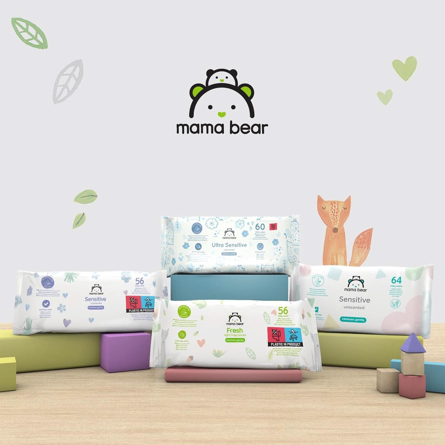 Verse Babydoekjes met Aloë Vera Mama Bear Naty Shop