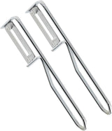 Fackelmann universele dunschiller, roestvrijstalen mes Dunschiller Naty Shop Economy dunschiller Set 2 stuks