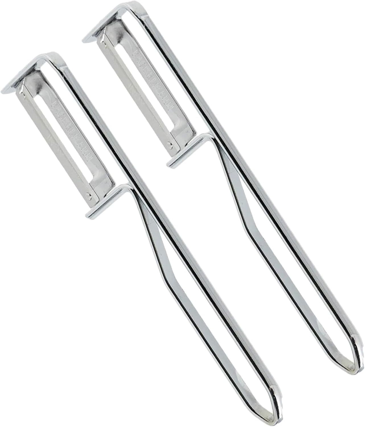 Fackelmann universele dunschiller, roestvrijstalen mes Dunschiller Naty Shop Economy dunschiller Set 2 stuks