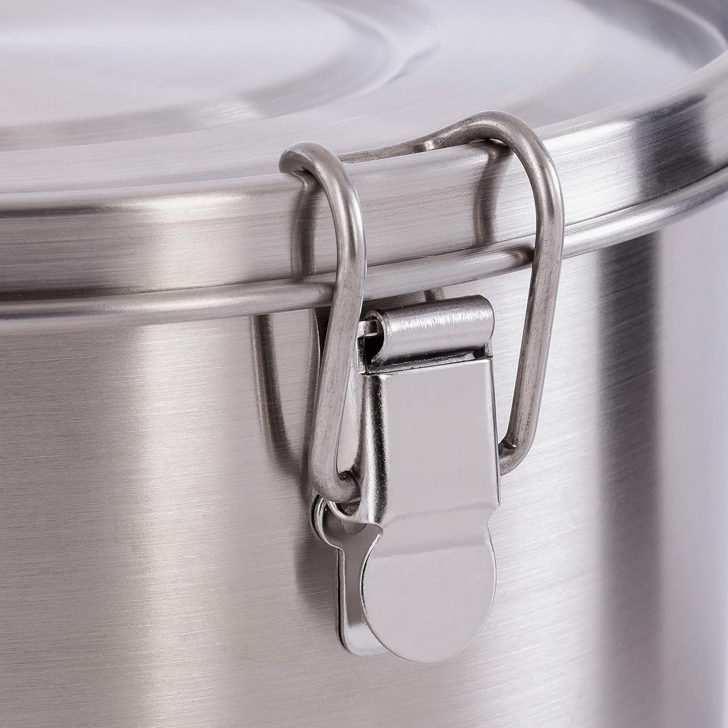 Tatonka Voedselkom - Roestvrijstalen voedselcontainer / kom - Met deksel, bevestigingsclips en volumeschaalverdeling - 0,5L / 0,75L / 1L volume Voedselbewaardozen Naty Shop