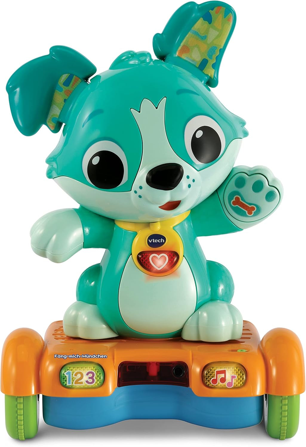 Vtech Baby Catch Me Puppy - Gemotoriseerde hoverboard puppy stimuleert beweging - Met bewegende oren, liedjes, geluiden en leerinhoud - Voor 12-36 maanden Babyspeelgoed Naty Shop Standaardtitel