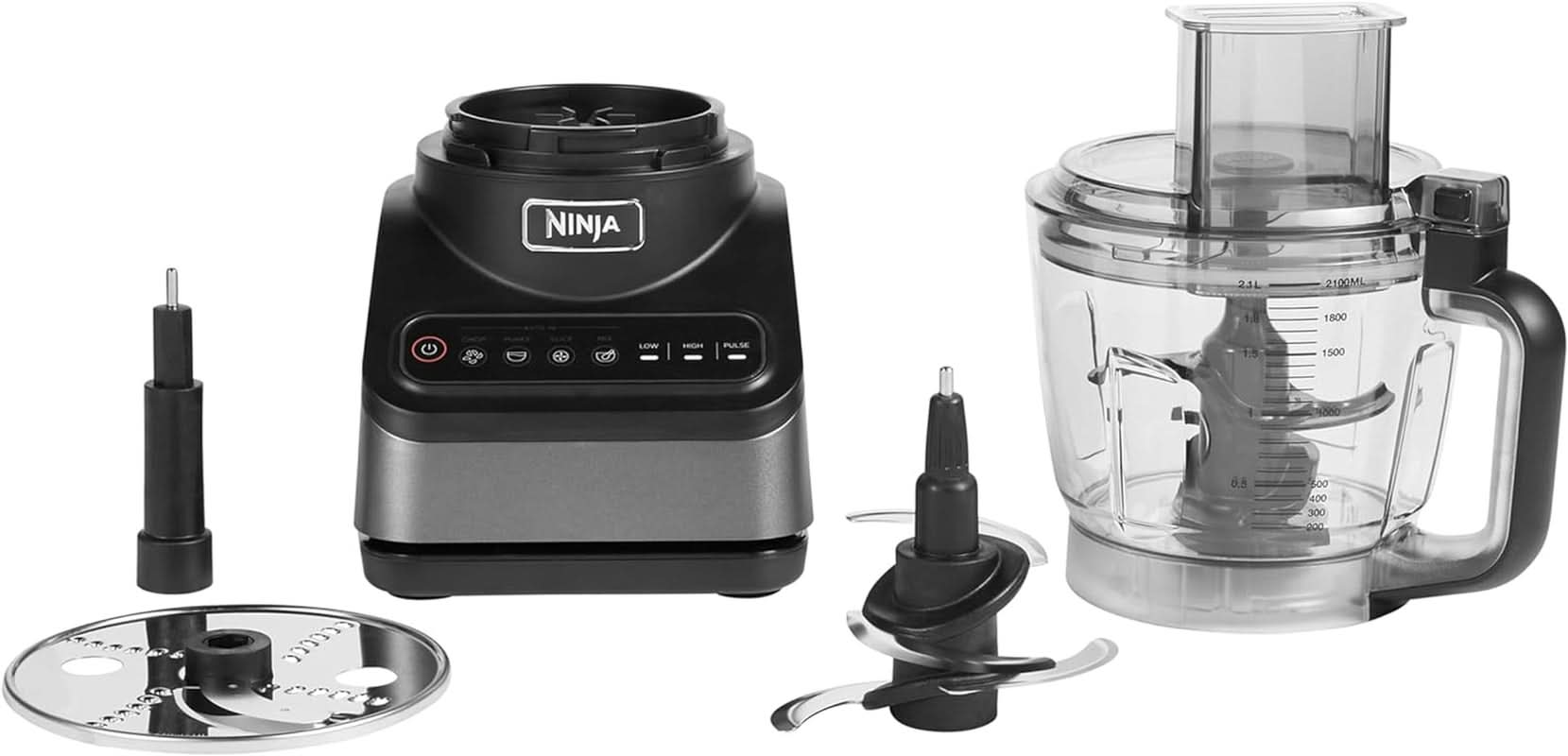 Keukenmachine Auto-IQ-technologie Ninja BN650EU, 850W, 2,1L, Zwart Naty Shop