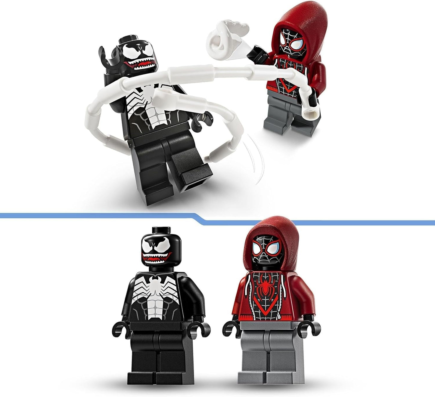 LEGO Marvel Venom Mech versus. Miles Morales Beweegbare actiefiguren voor kinderen Spider-Man set met superheldenduel Minifiguren Speelgoedcadeau voor jongens en meisjes vanaf 6 jaar 76276 Bouwsets Bekijk de LEGO-Store