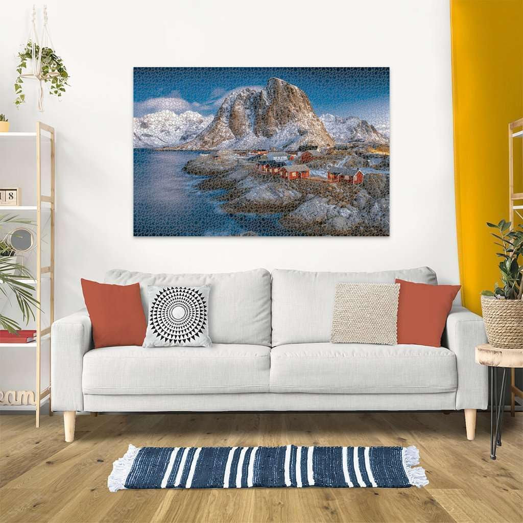 Ravensburger Puzzel 17081 - Hamnoy, Lofoten - Puzzel van 3000 stukjes voor volwassenen en kinderen vanaf 14 jaar, Noorwegen landschapspuzzel Puzzel Naty Shop